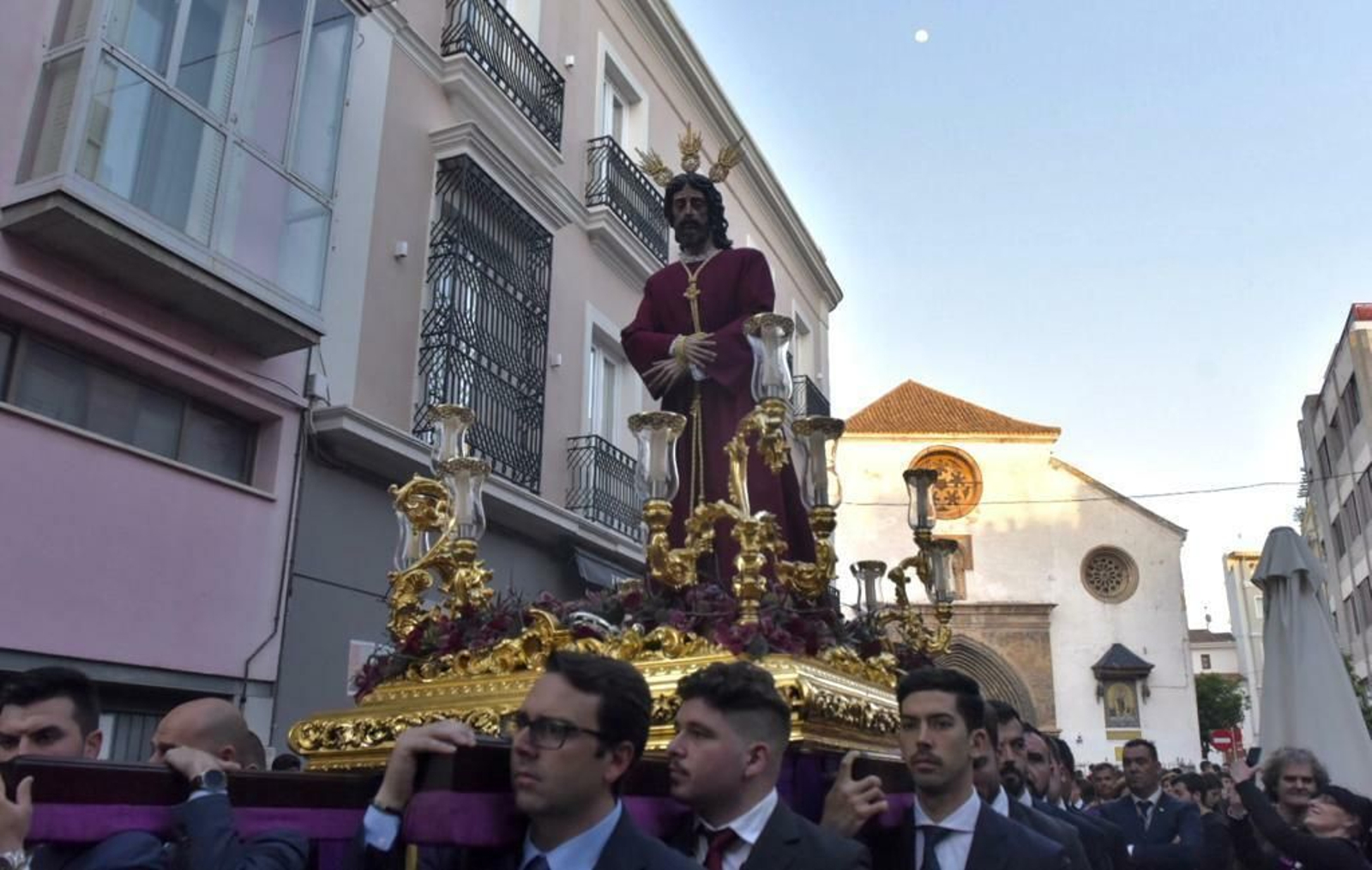 Las imágenes del  Vía Crucis extraordinario del Señor de la Paz del Carmen