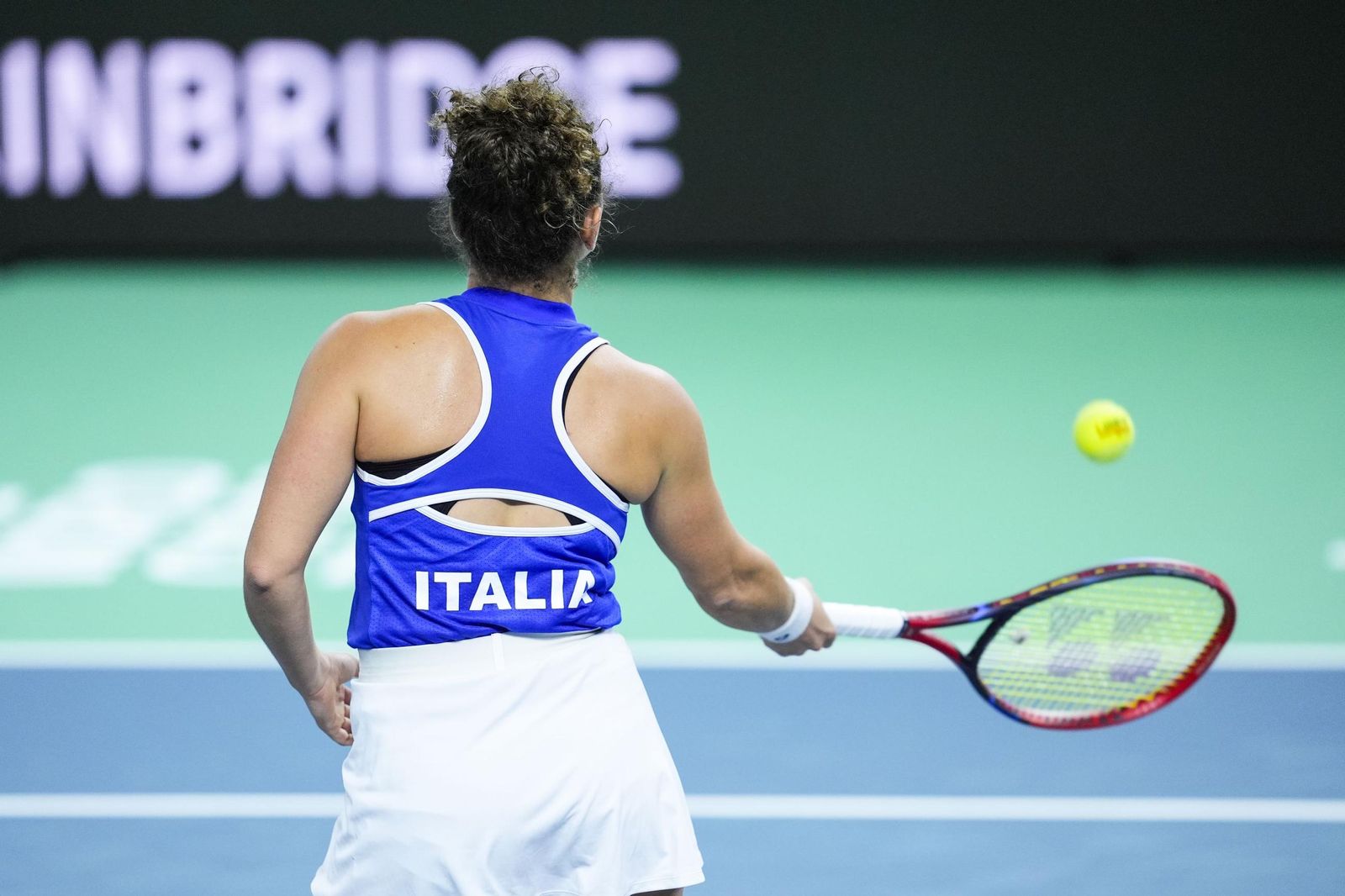 El Italia-Japón de la Billie Jean King en Málaga, en fotos