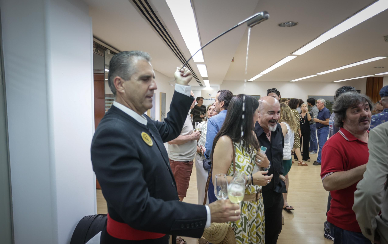 Fotos de la inauguración de la exposición de Jaime Pandelet en la sala ArteAdiario