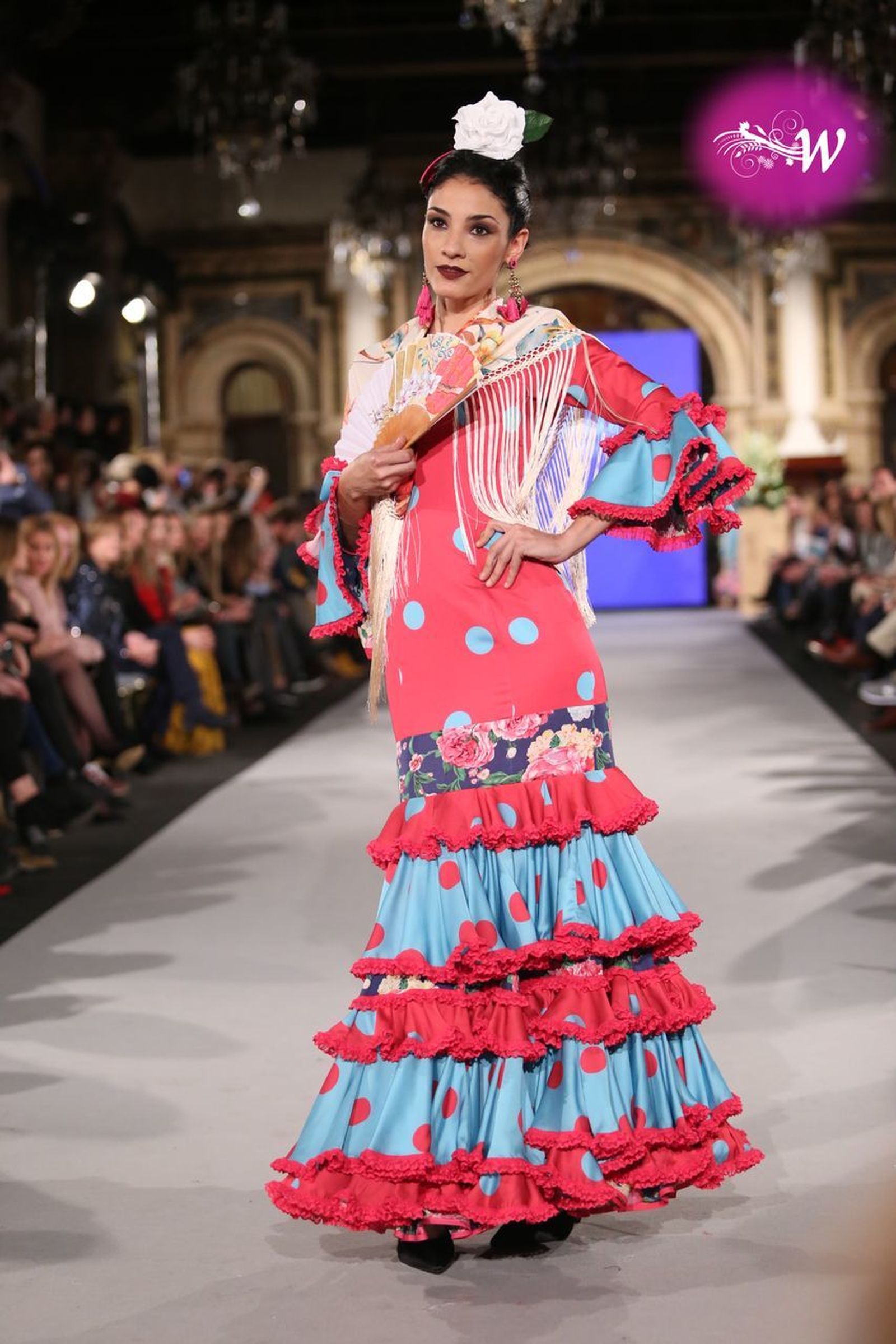 Imagen del desfile de Fabiola.