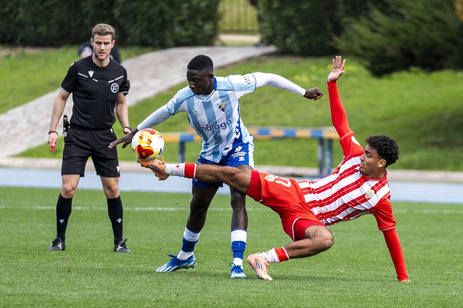 Las imágenes del Almería B y Atlético Malagueño en el Anexo de los Juegos Mediterráneos