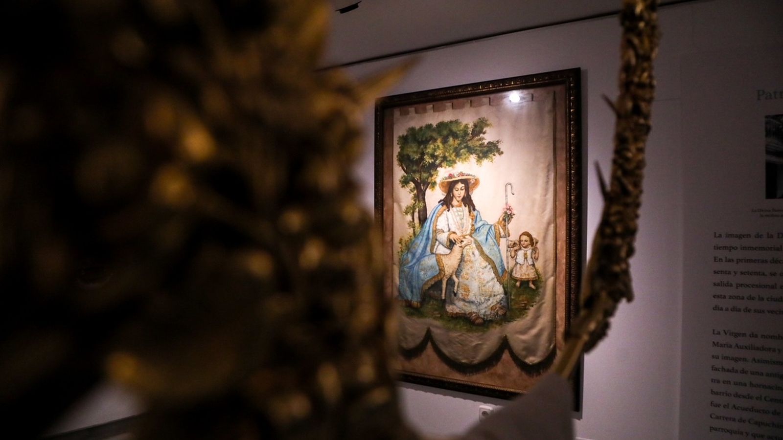 La exposición 'La Divina Pastora de Málaga. 250 años de perseverancia en Capuchinos'.