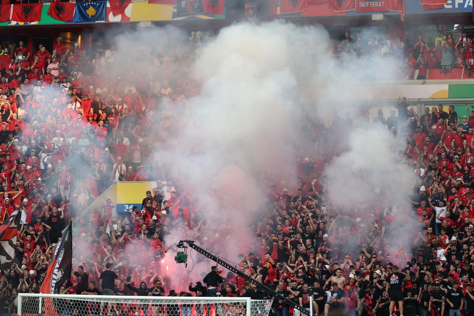 Las fotos del Albania - España