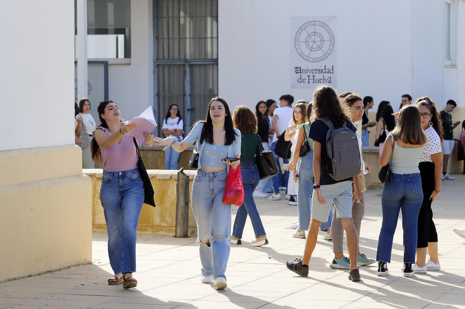 Imágenes de la vuelta a la Universidad de Huelva