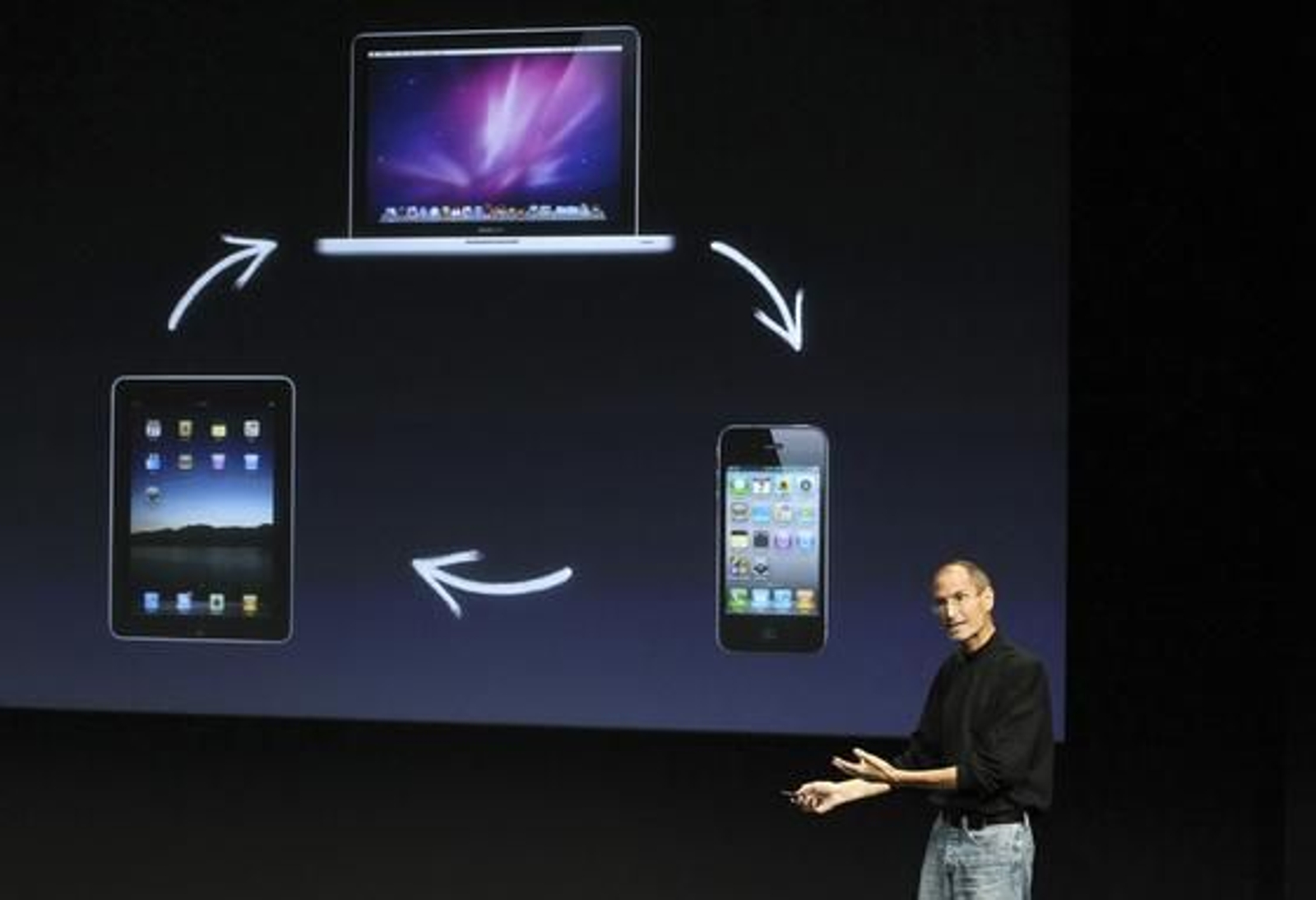 Apple presenta el nuevo modelo del portátil Mac Book Air. / AFP