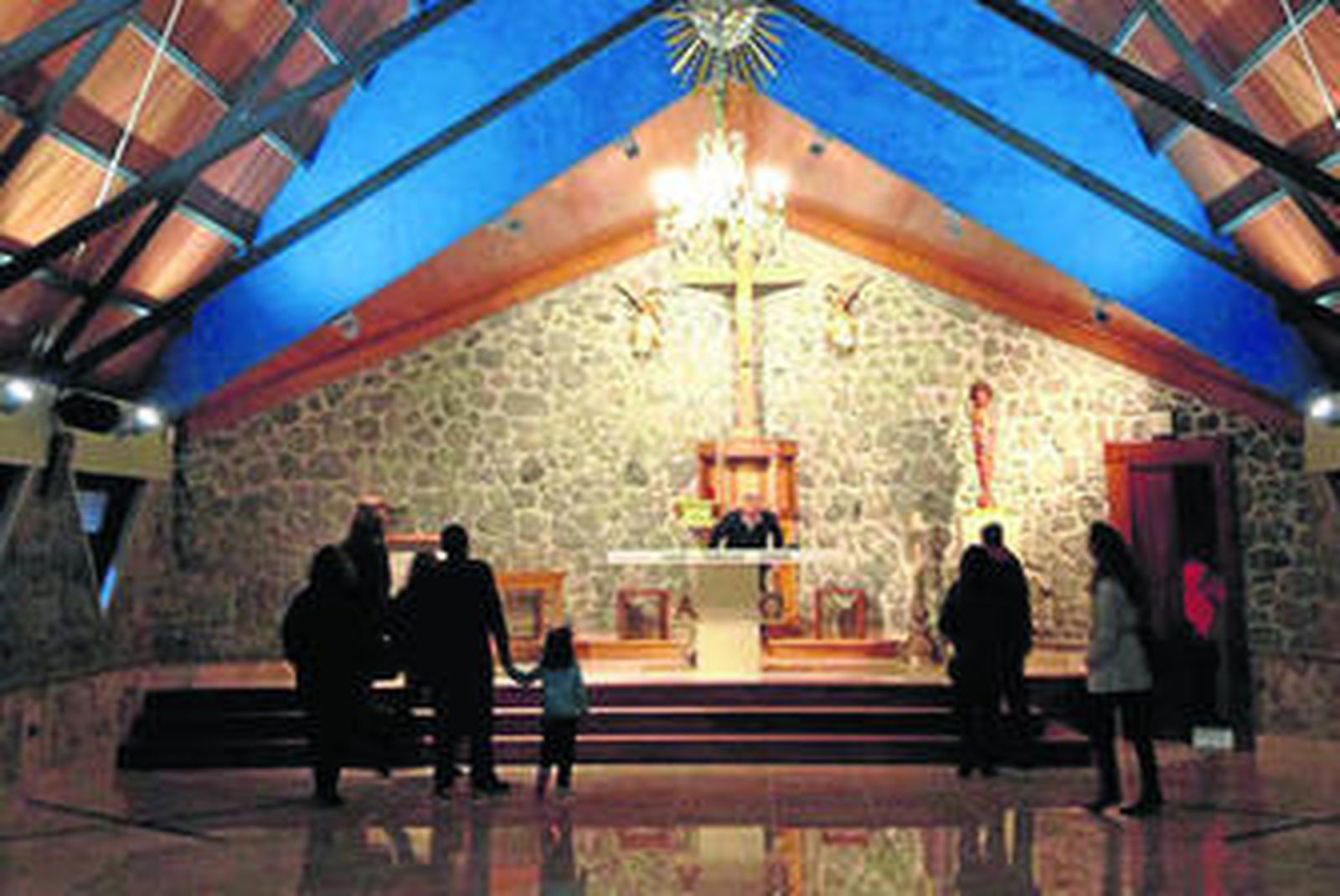 Vista del interior de la iglesia.