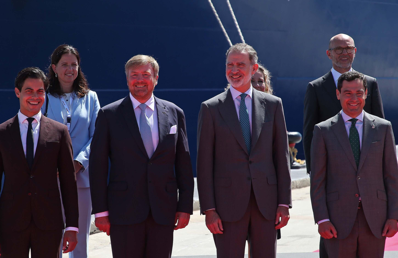 Fotos de la visita de los reyes Felipe VI y Guillermo Alejandro de Países Bajos al puerto de Algeciras Fotos de los reyes Felipe VI y Guillermo Alejandro de Países Bajos al puerto de Algeciras