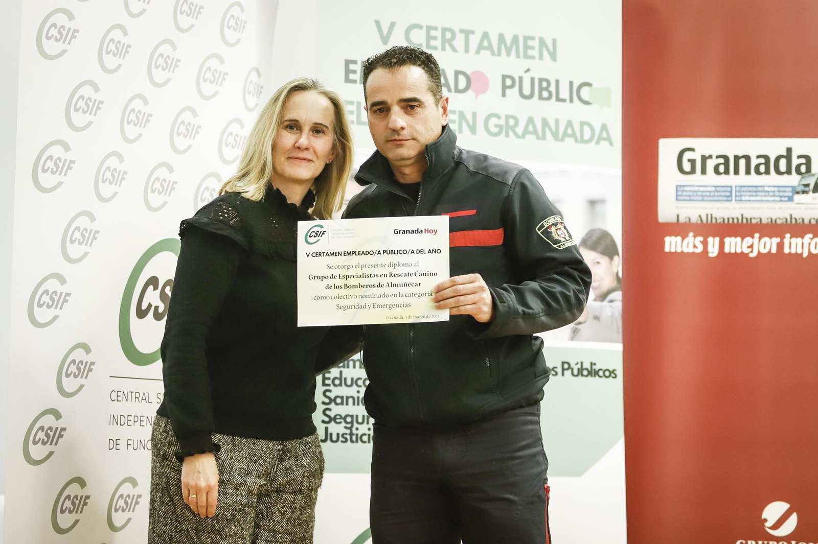 Las imágenes de la entrega de diplomas a los 23 finalistas del V Certamen del Empleado Público del año