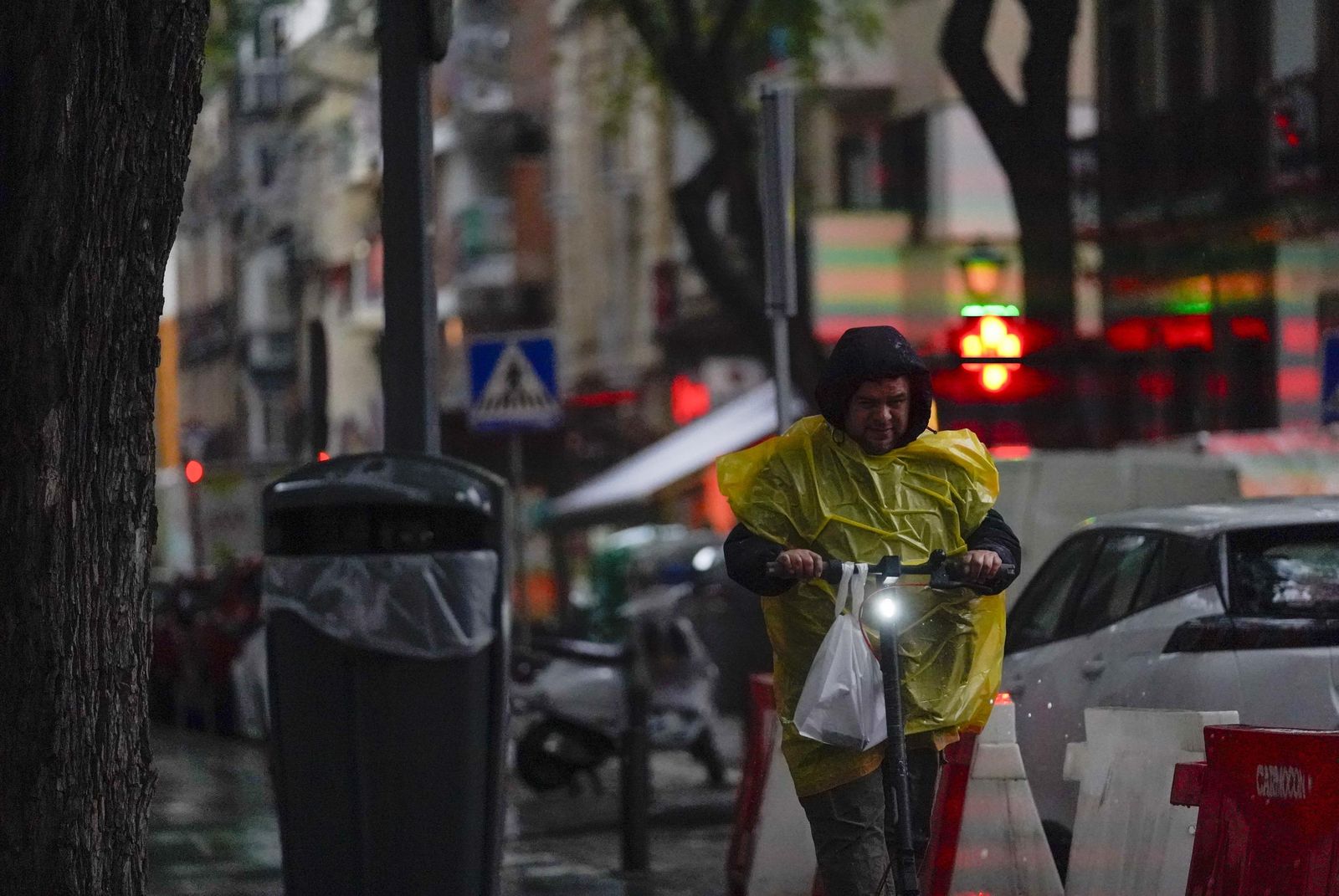 Viernes de lluvia intensa en Sevilla