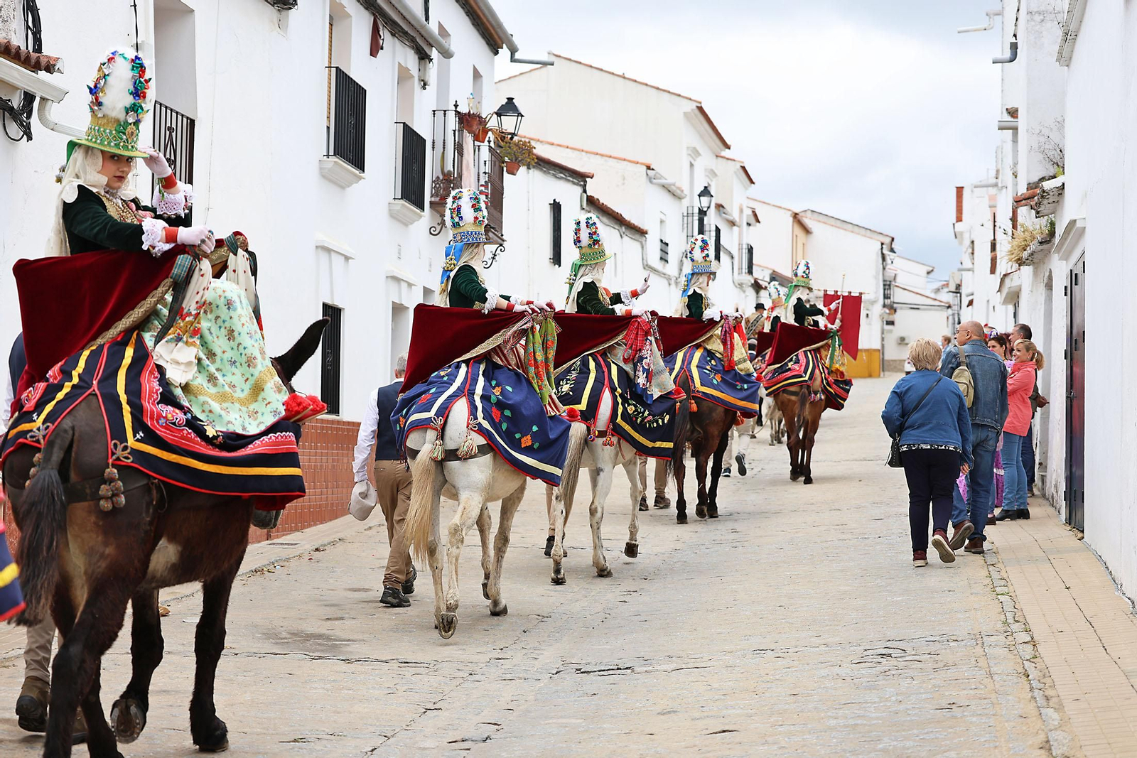 Las imágenes de la romería de San Benito Abad en el Cerro del Andévalo de Huelva