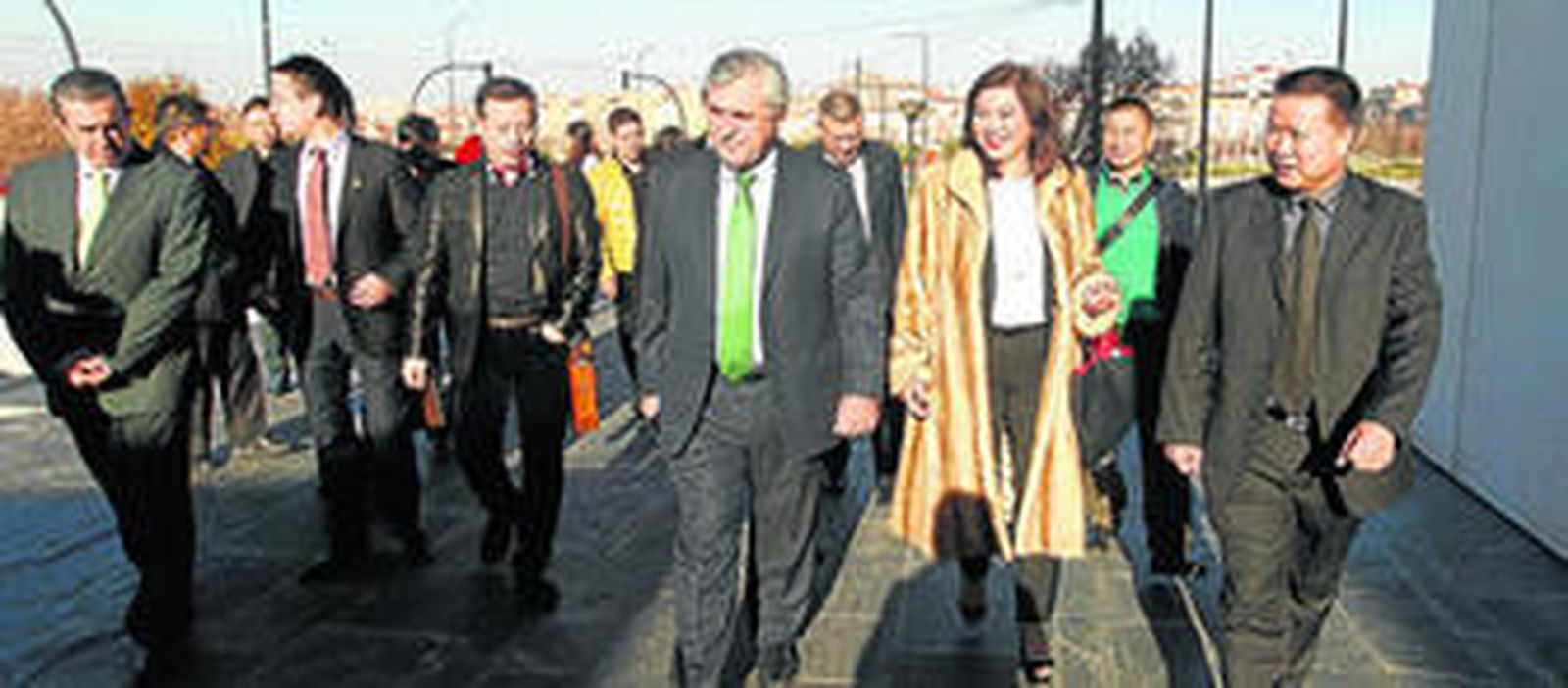 La delegación china fue recibida en la Cámara de Comercio de Granada.