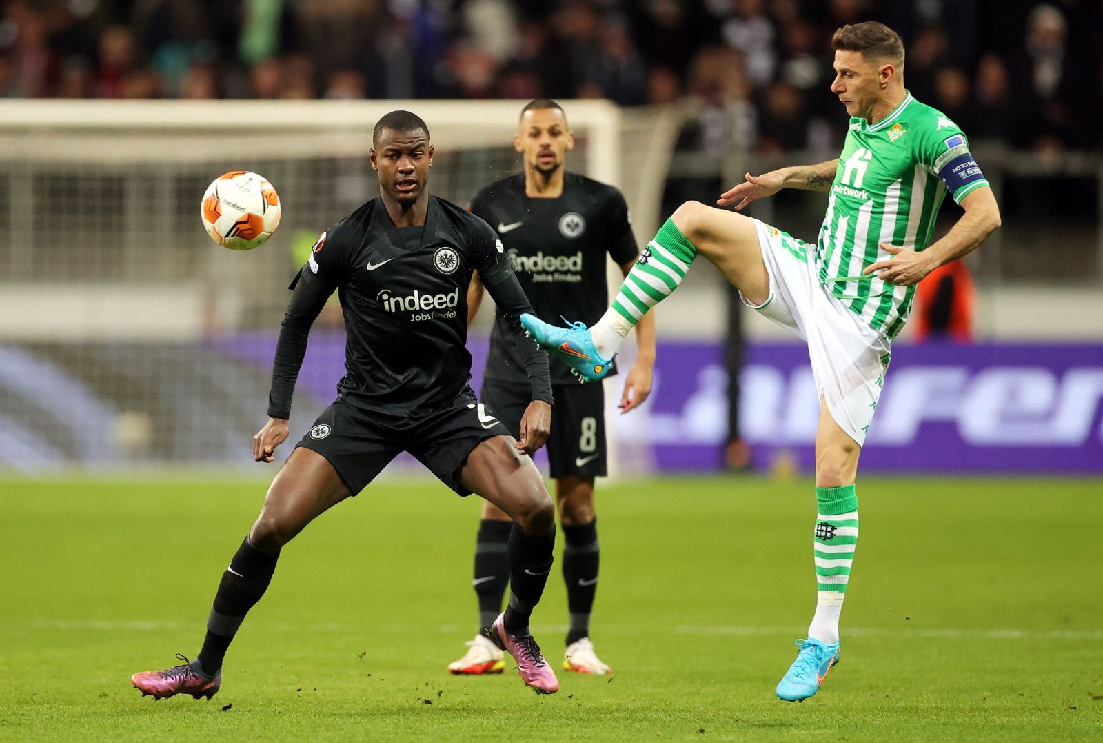 Joaquín, en un momento del partido.