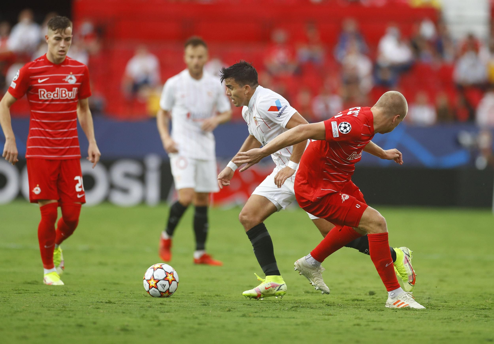 Las imágenes del Sevilla fc Salzburgo