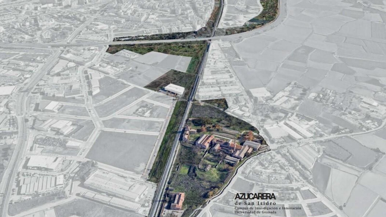 Maqueta del futuro campus.