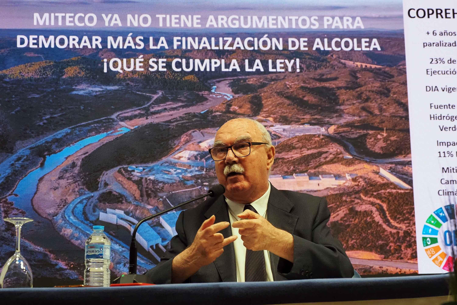 Juan Antonio Millán, presidente de Coprehu, en su comparecencia de este jueves en Huelva