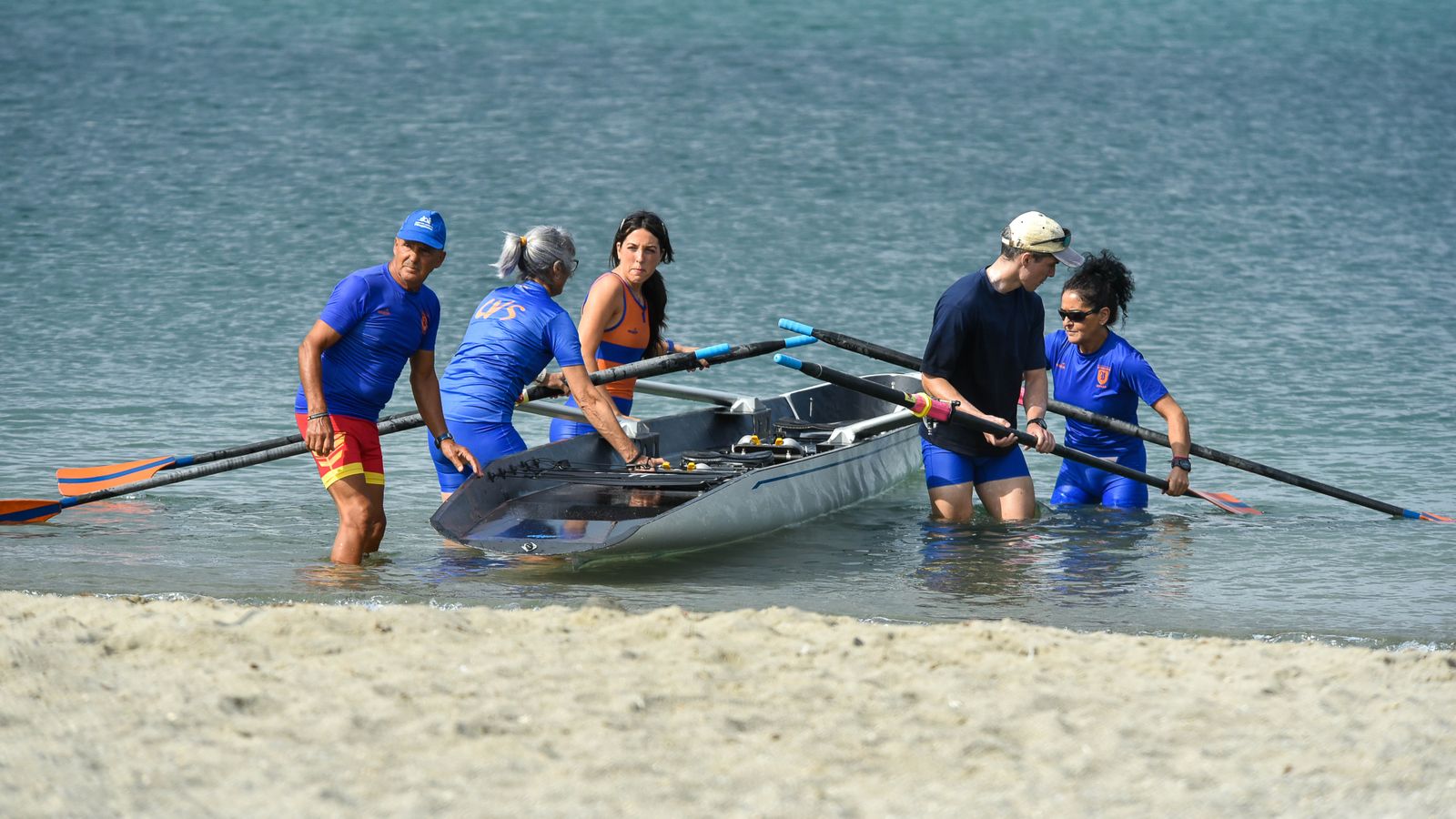 Las fotos del Andaluz de remo beach-sprint en La Línea