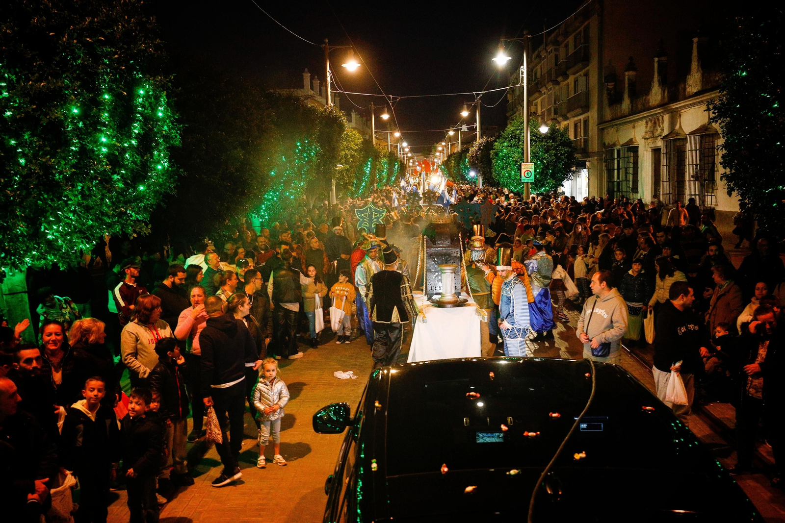 Las imágenes de los Magos de Oriente en San Fernando