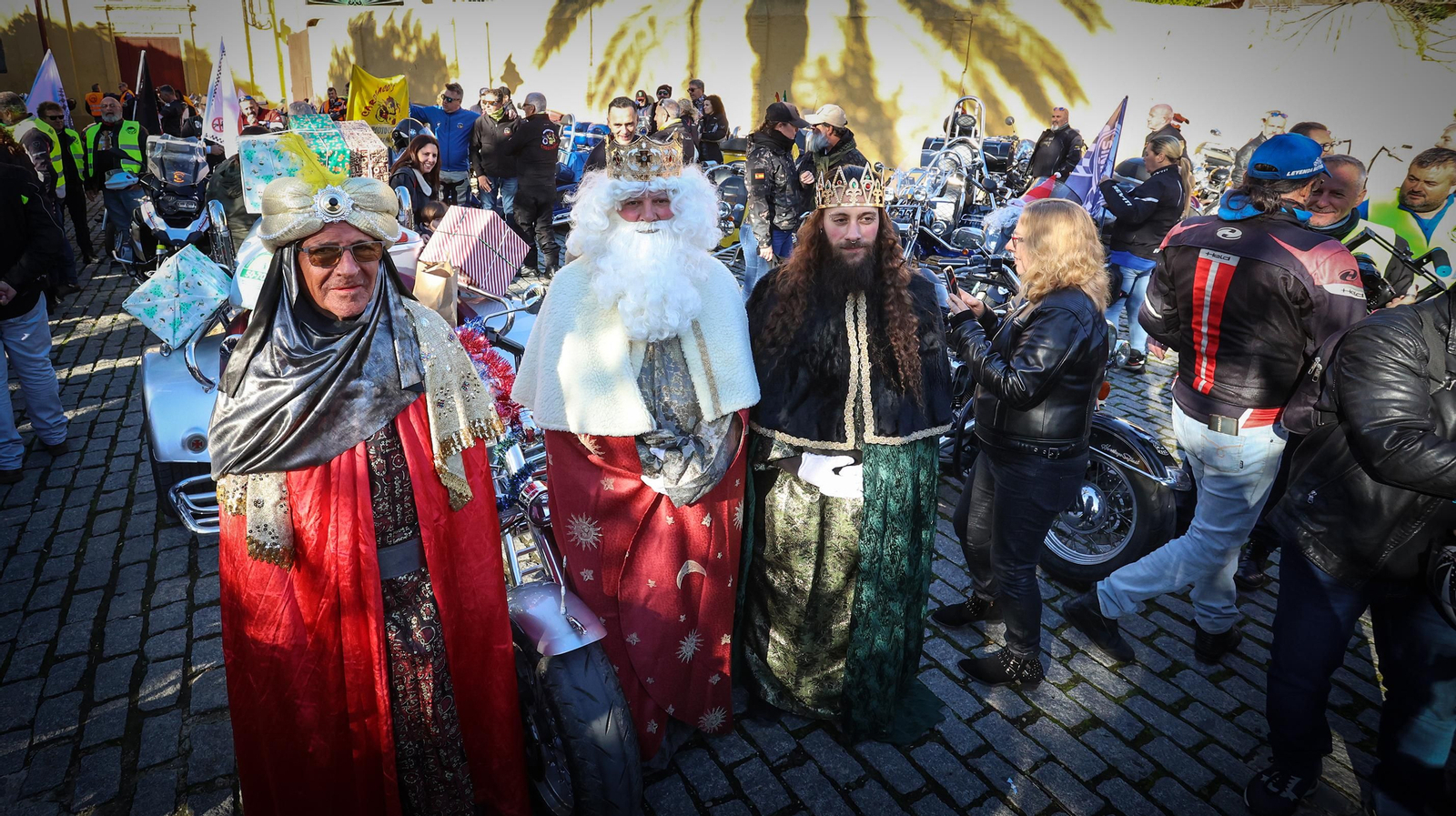 Búscate en la gran motorada solidaria celebrada en Jerez