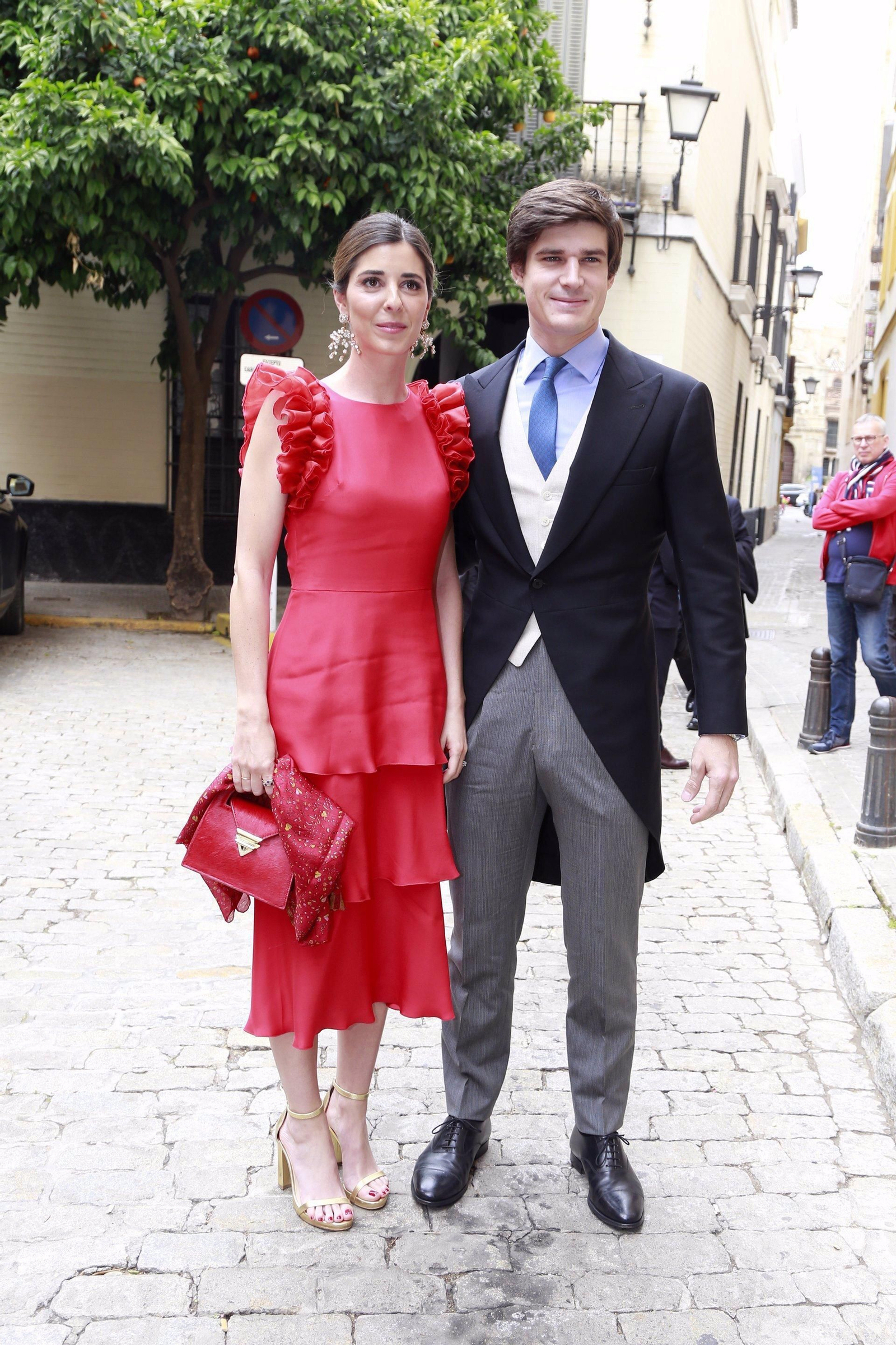 Los condes de Osorno en la boda de este sábado