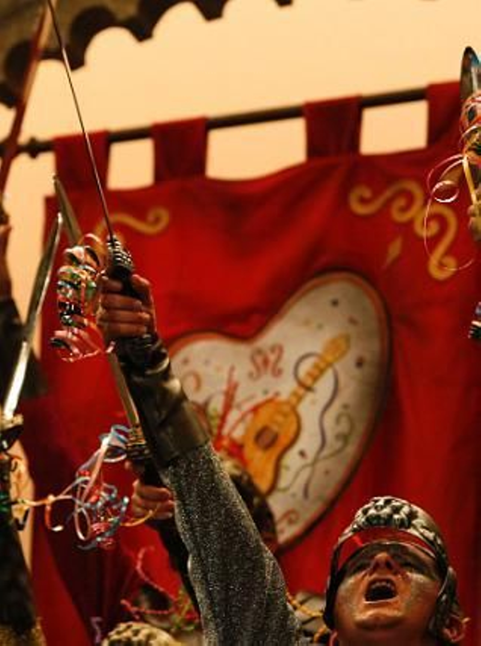 Uno de los guerreros de El Coliseo. 

Foto: Lourdes de Vicente