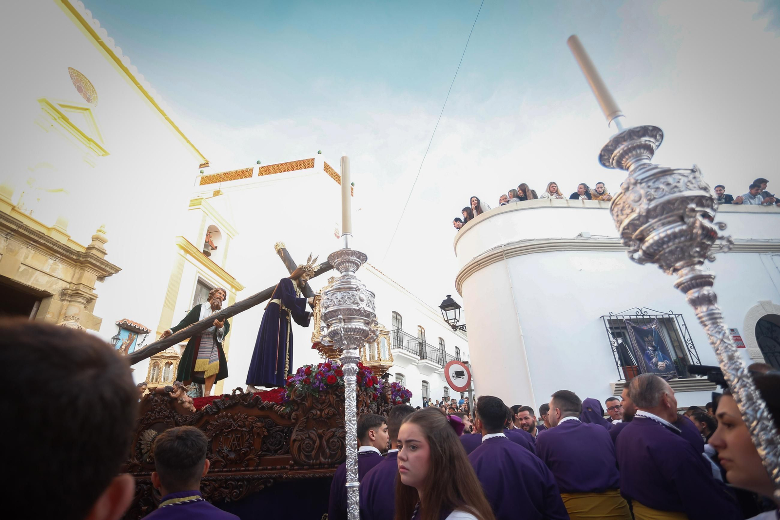 Fotos del Jueves Santo en San Roque: Santo Encuentro