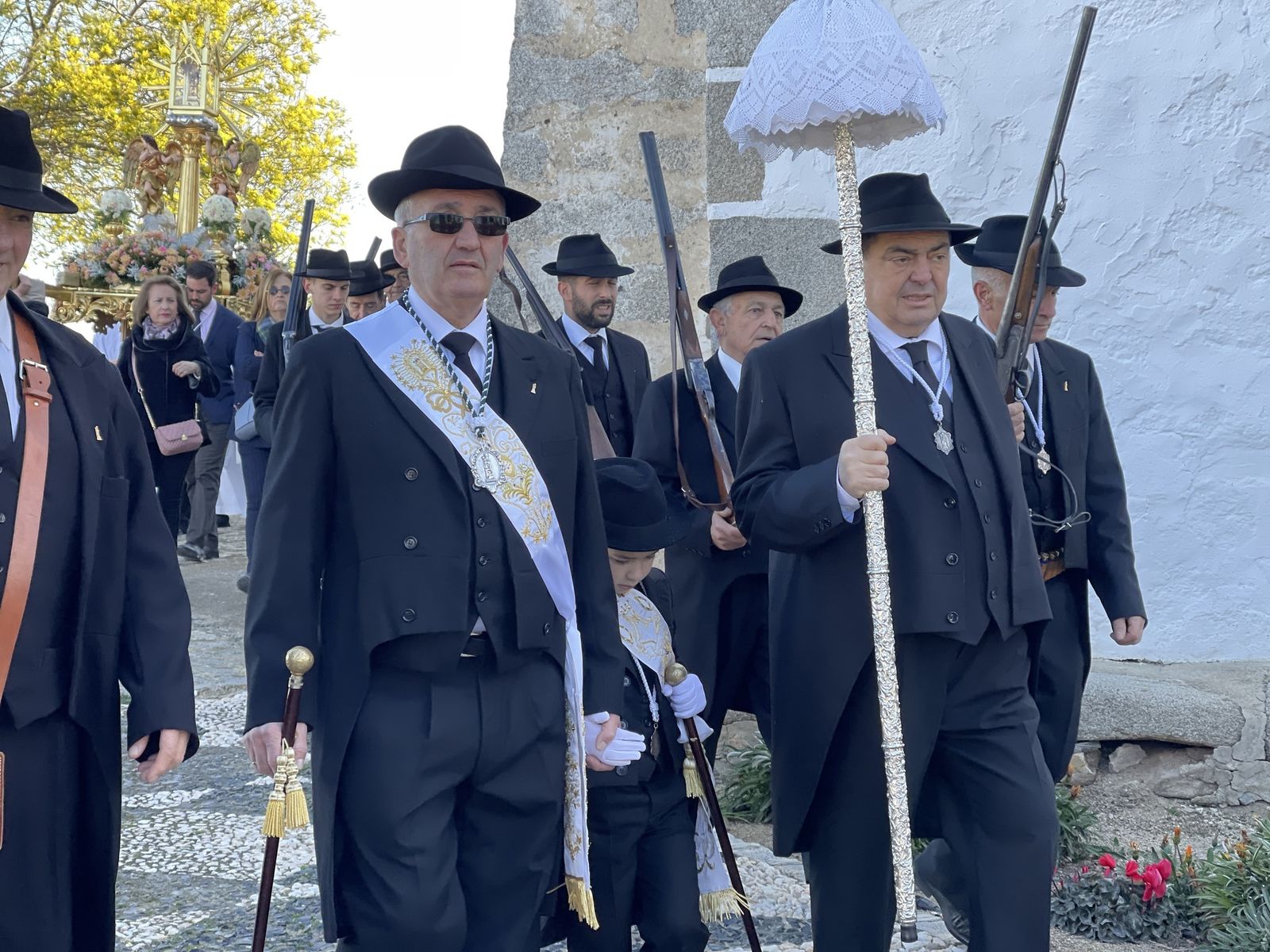 El traslado de la Virgen de Guía a Alcaracejos, en imágenes
