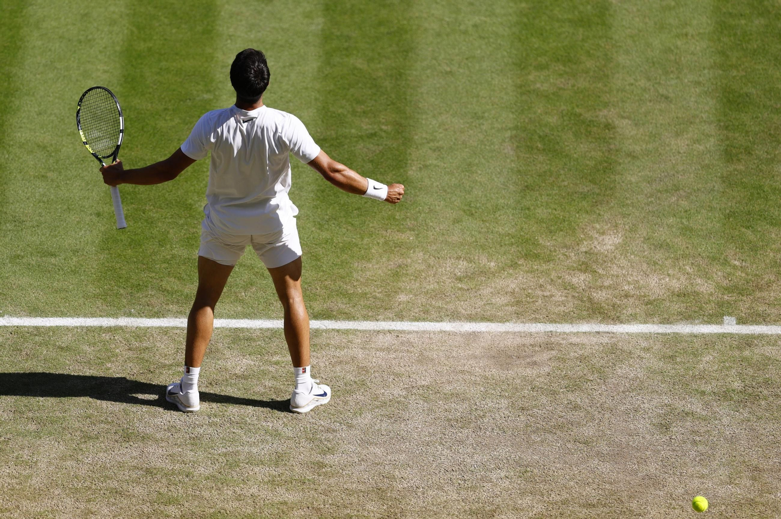 Las fotos del pase de Alcaraz a la final de Wimbledon Las fotos del pase de Alcaraz a la final de Wimbledon