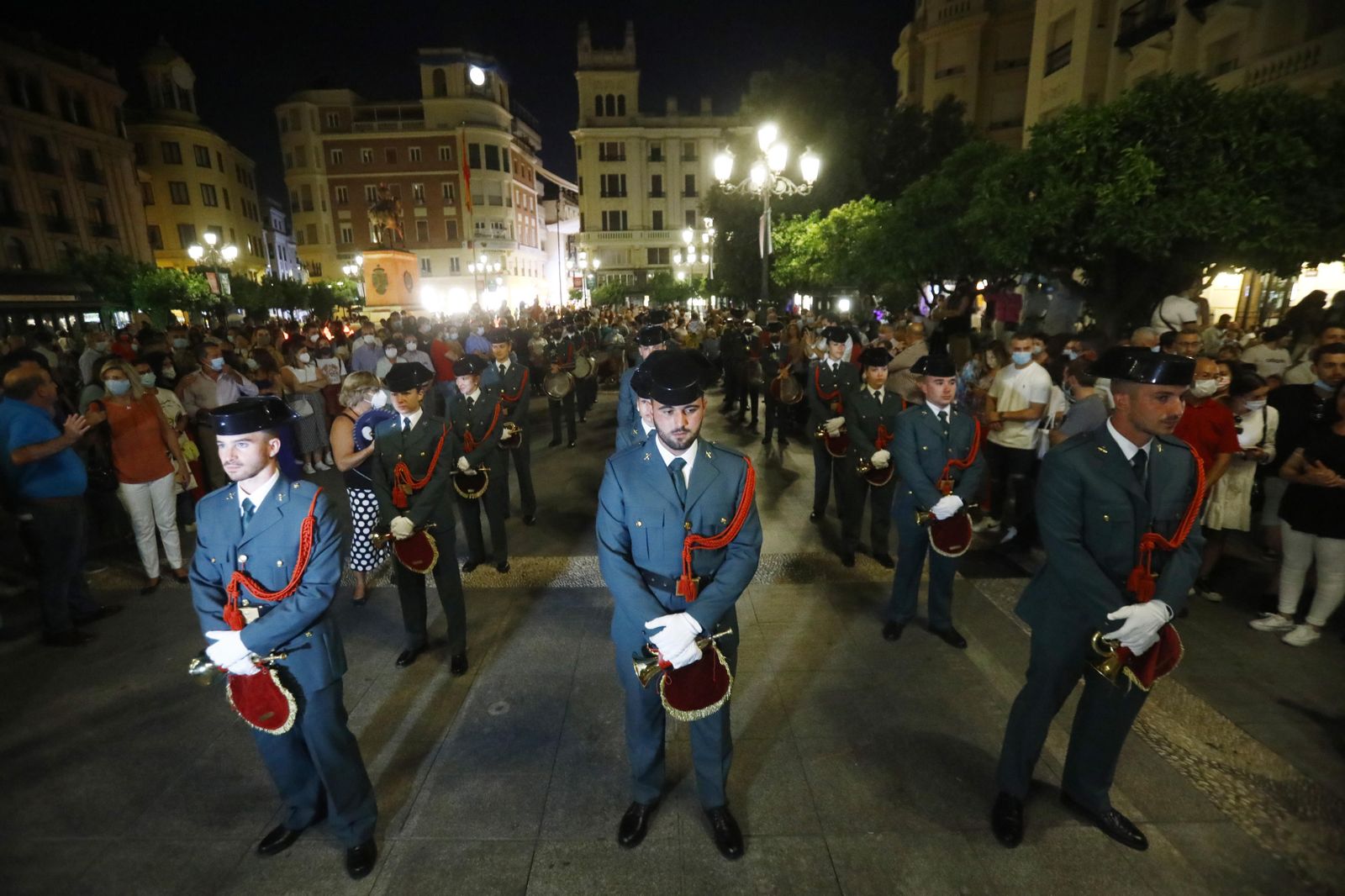 La retreta militar en Córdoba, en fotografías