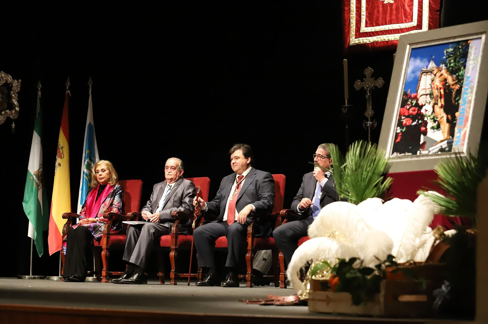 Imágenes del pregón de San Sebastián pronunciado por Manuel Correa