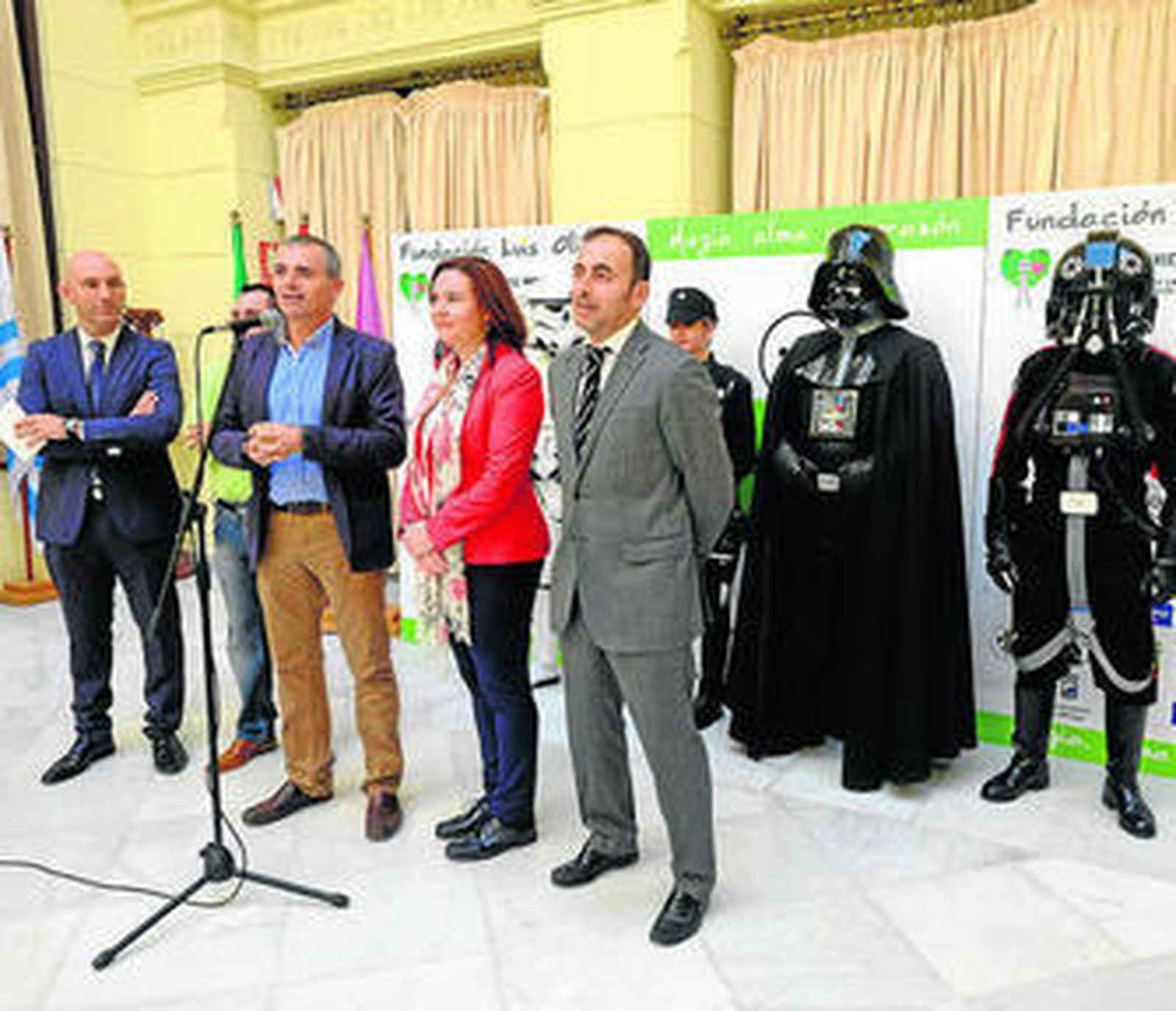 La presentación del desfile, ayer, en el Ayuntamiento.