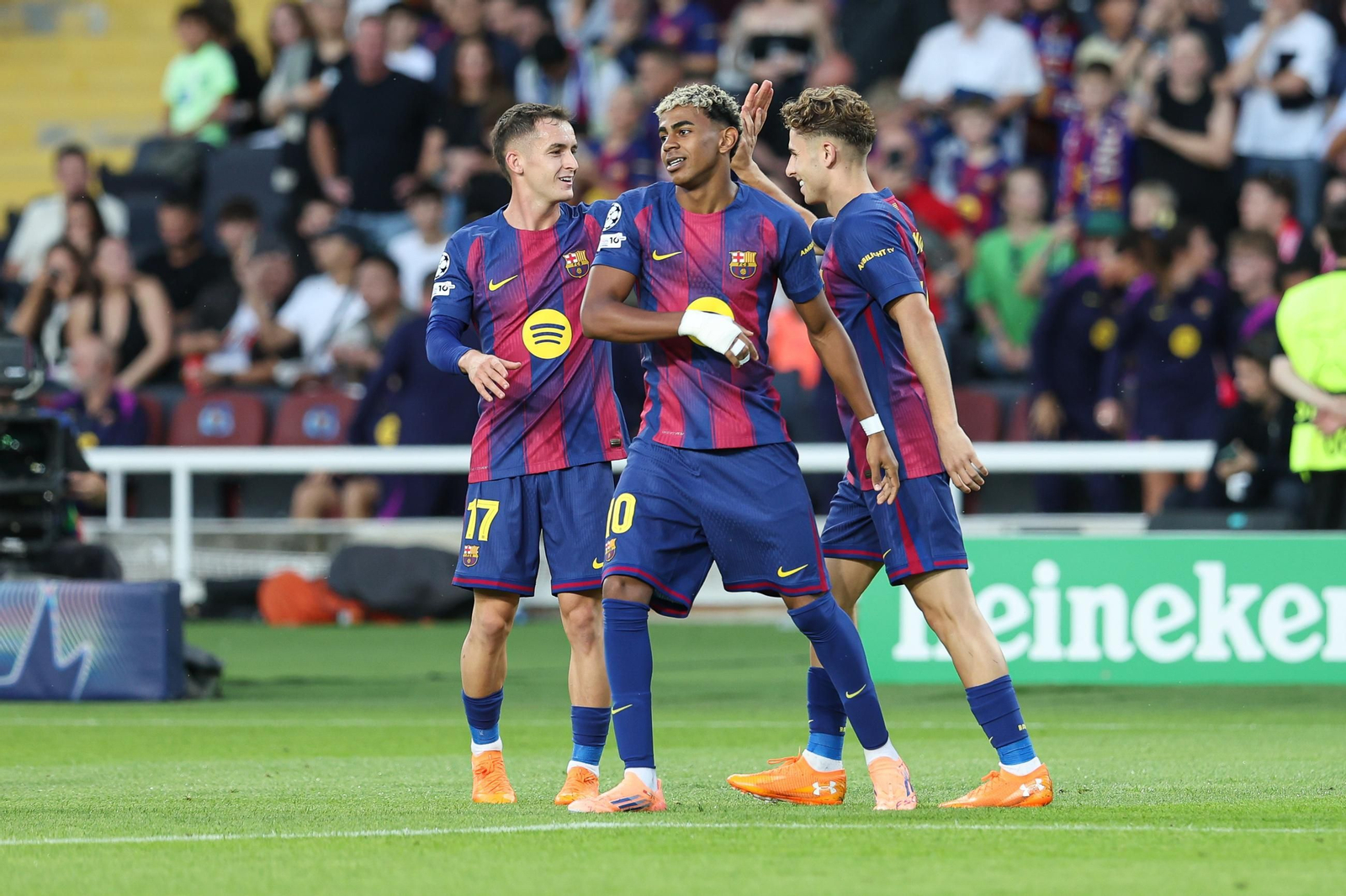 Las fotos del Barcelona-Olympiacos