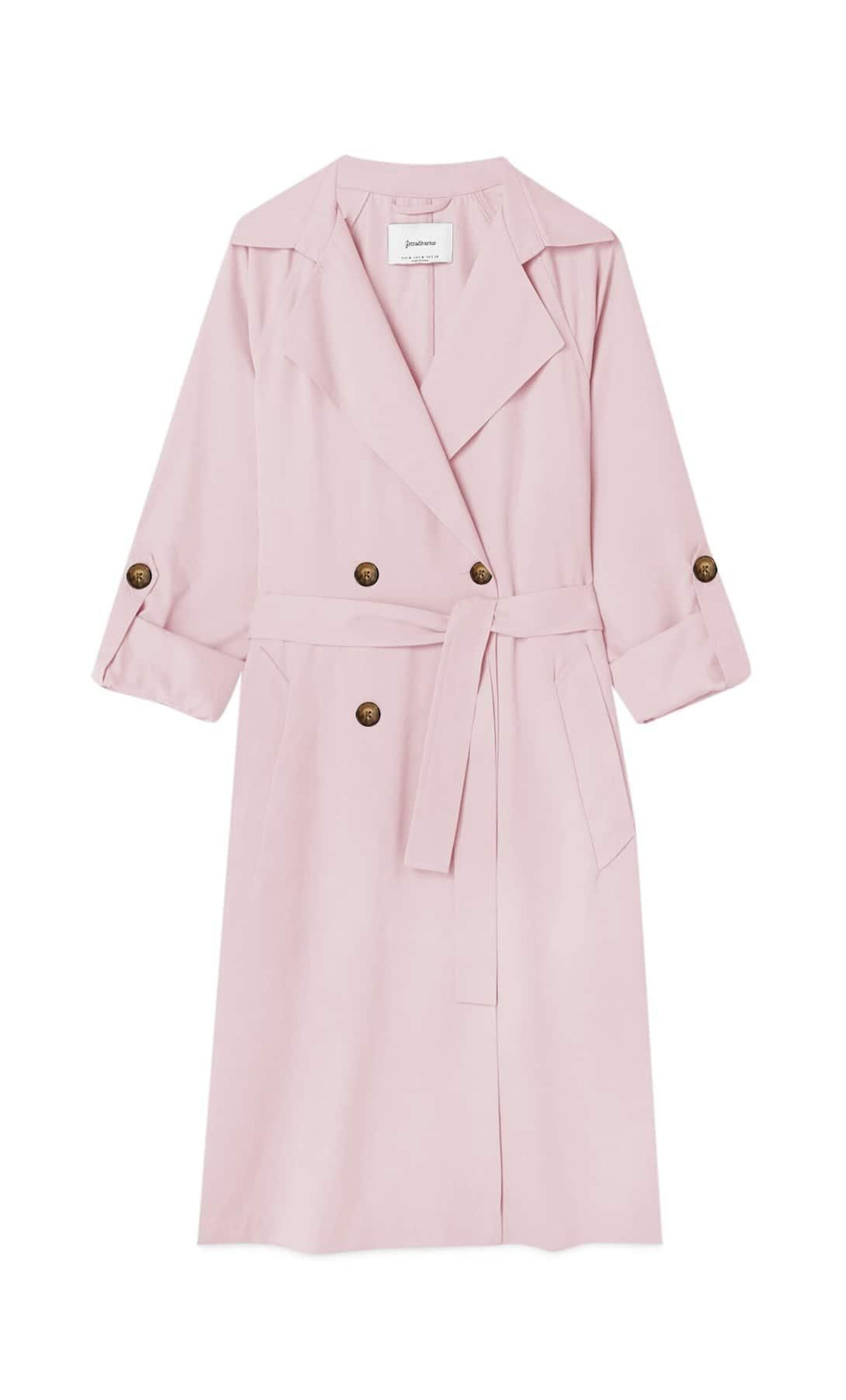 Gabardina de Stradivarius.