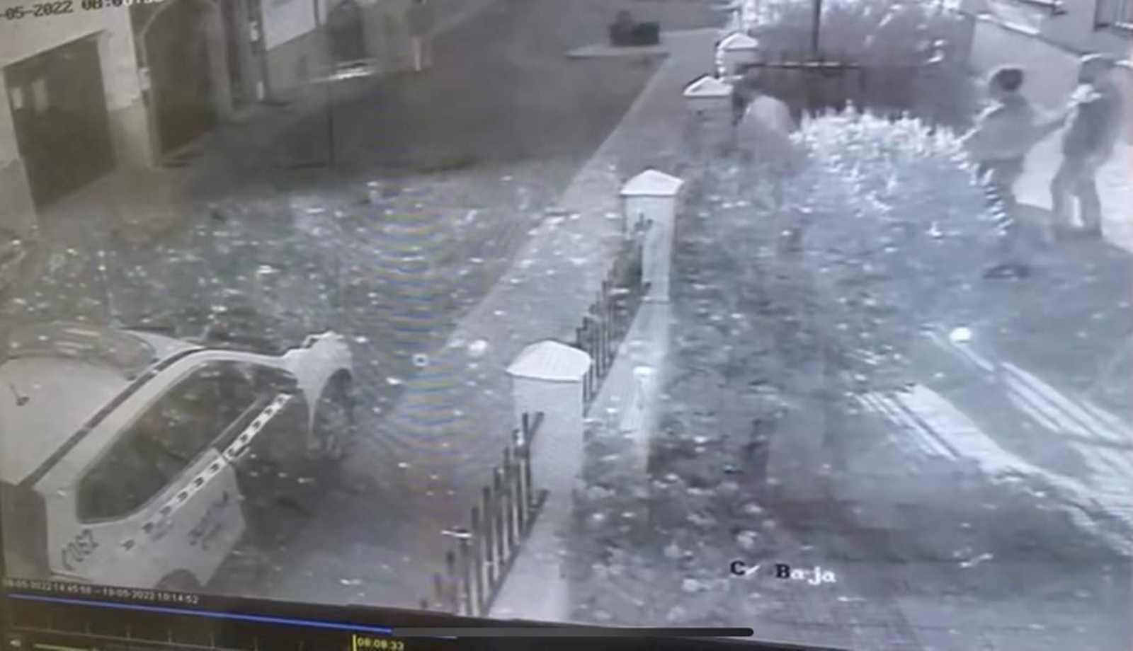 Captura de las imágenes del rescate de la Guardia Civil.