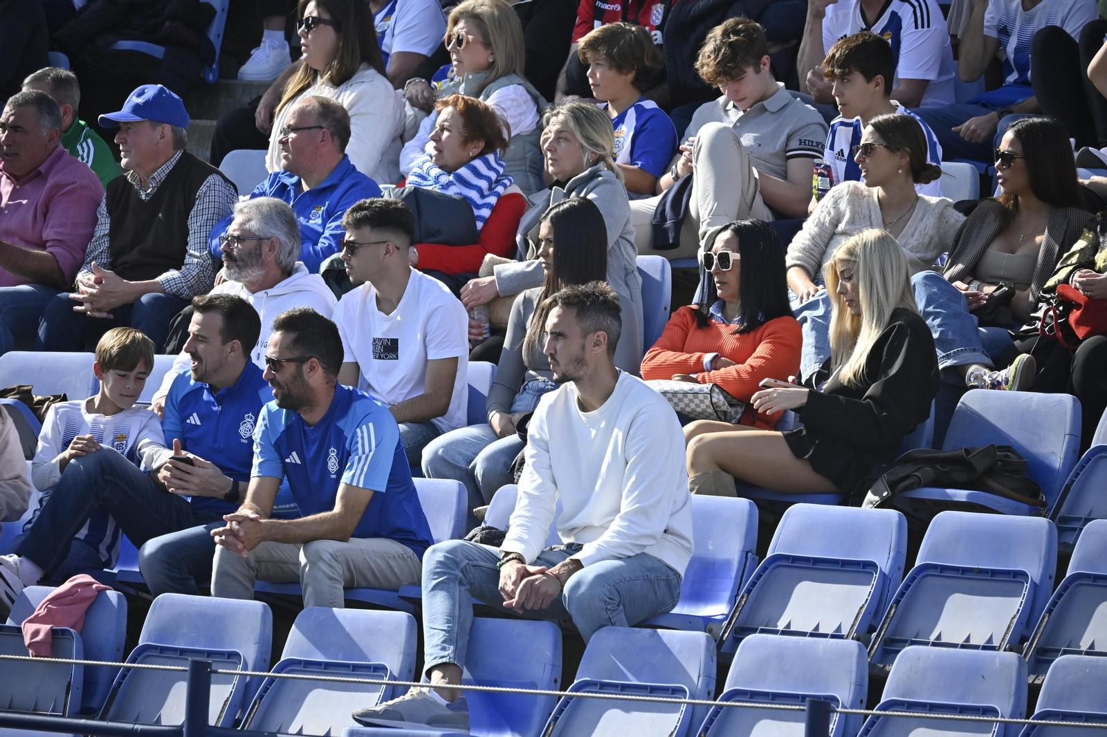 Imágenes de ambiente del partido Recre - Melilla