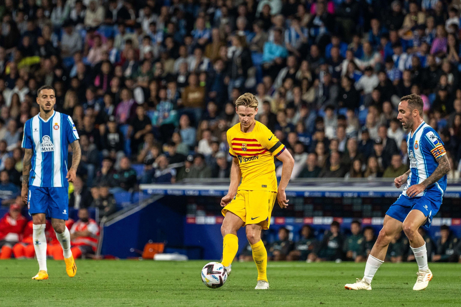 Las fotos de la celebración fallida del Barcelona ante el Espanyol