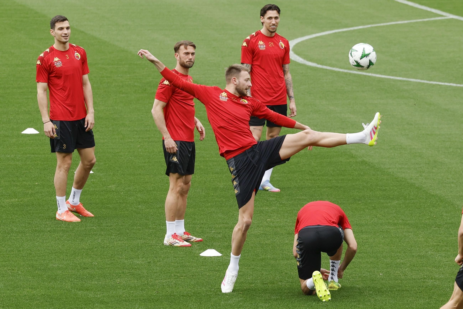 Las fotos de la previa del Betis - Jagiellonia