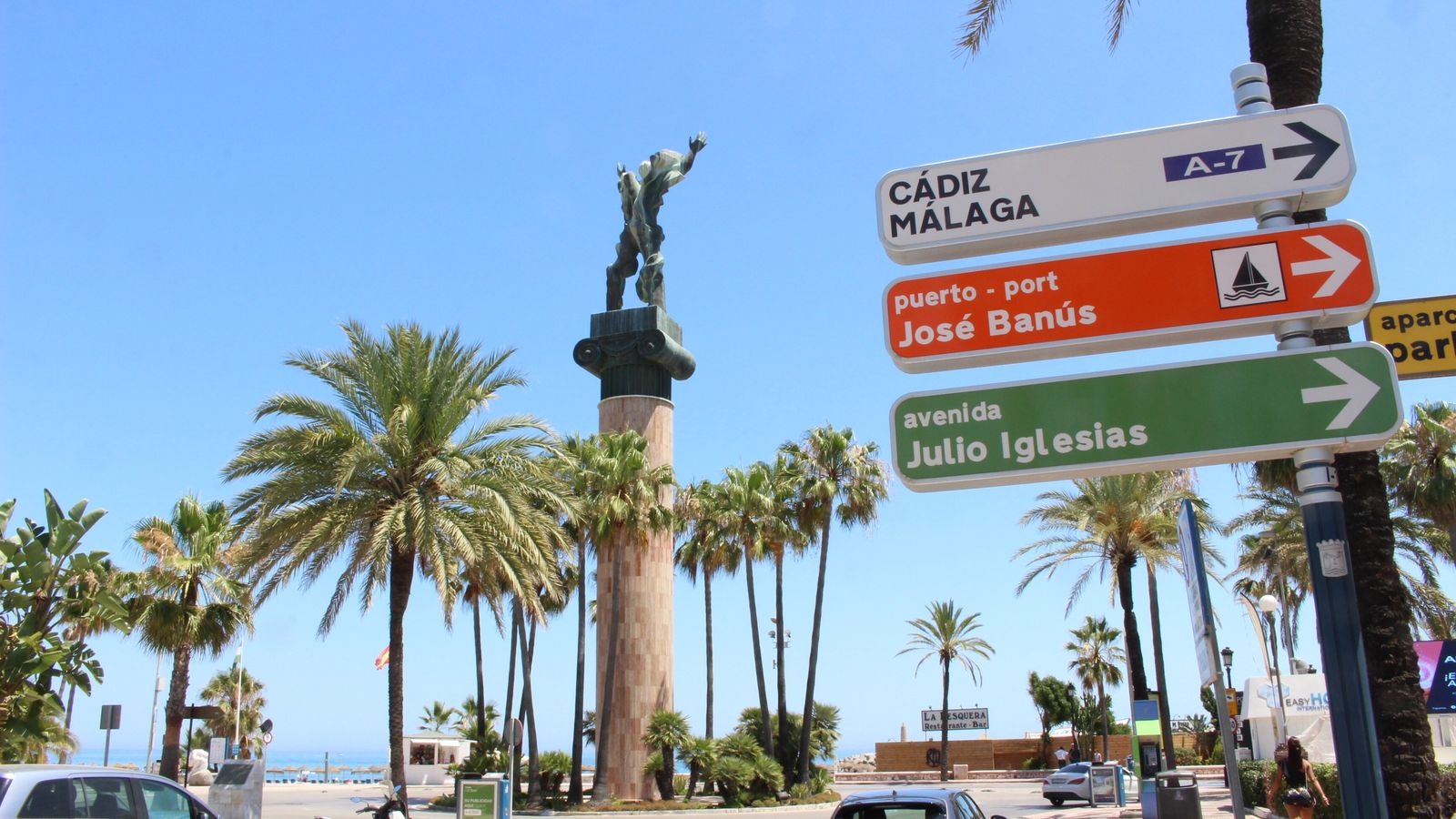 Vista general de la avenida de las Naciones Unidas.