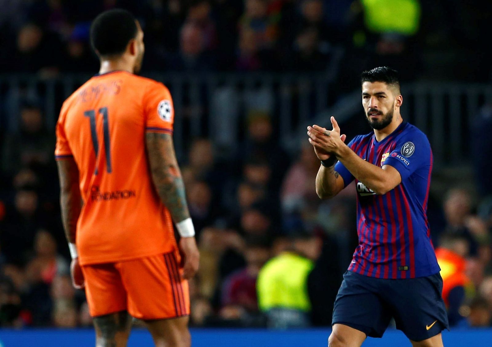 Las imágenes del Barcelona-Olympique de Lyon de Champions