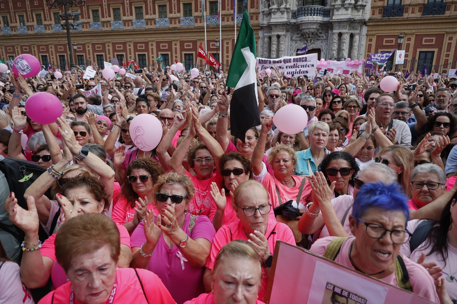 Las imágenes de la manifestación convocada por Amama