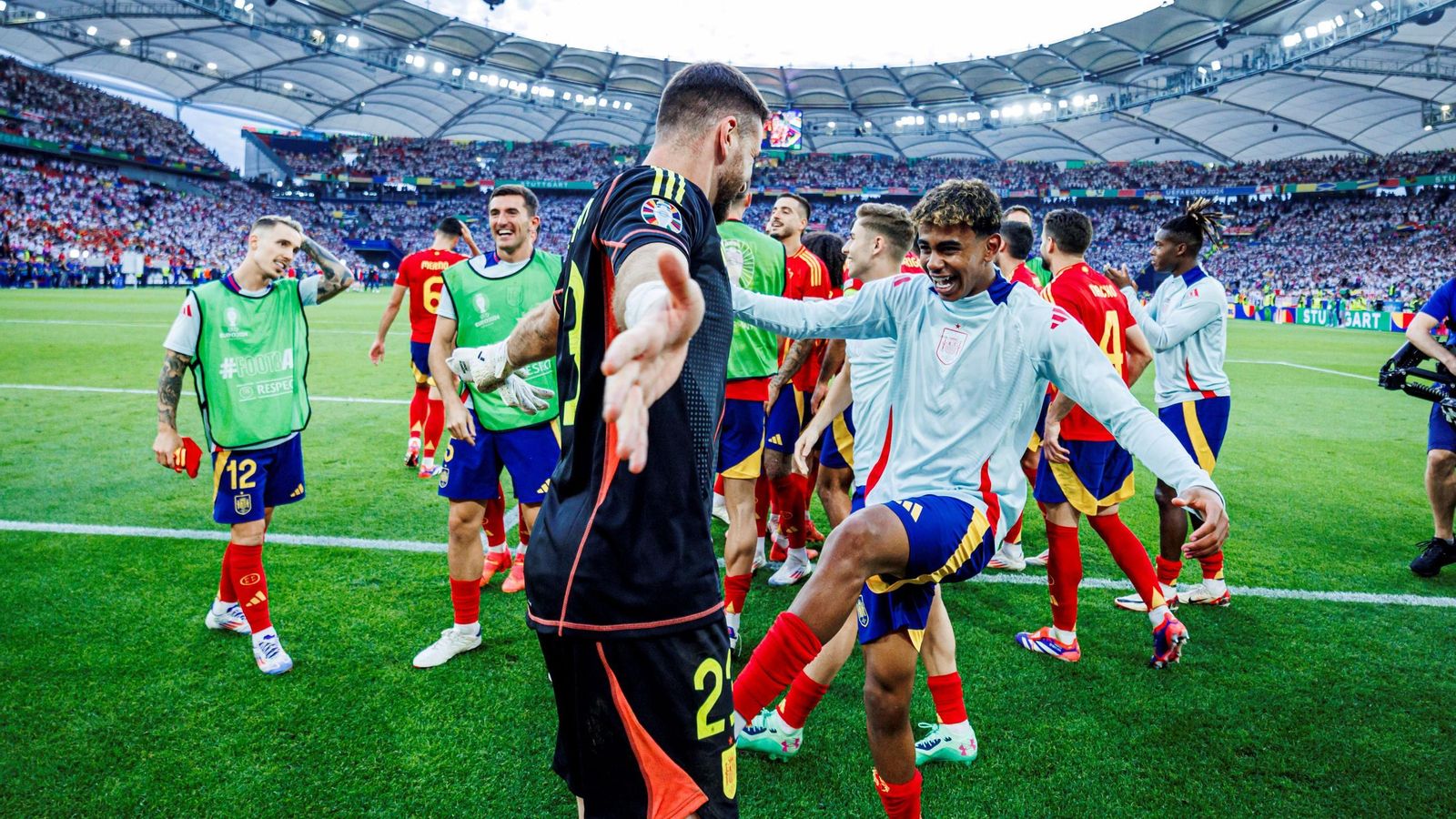 Las mejores fotos del España-Alemania