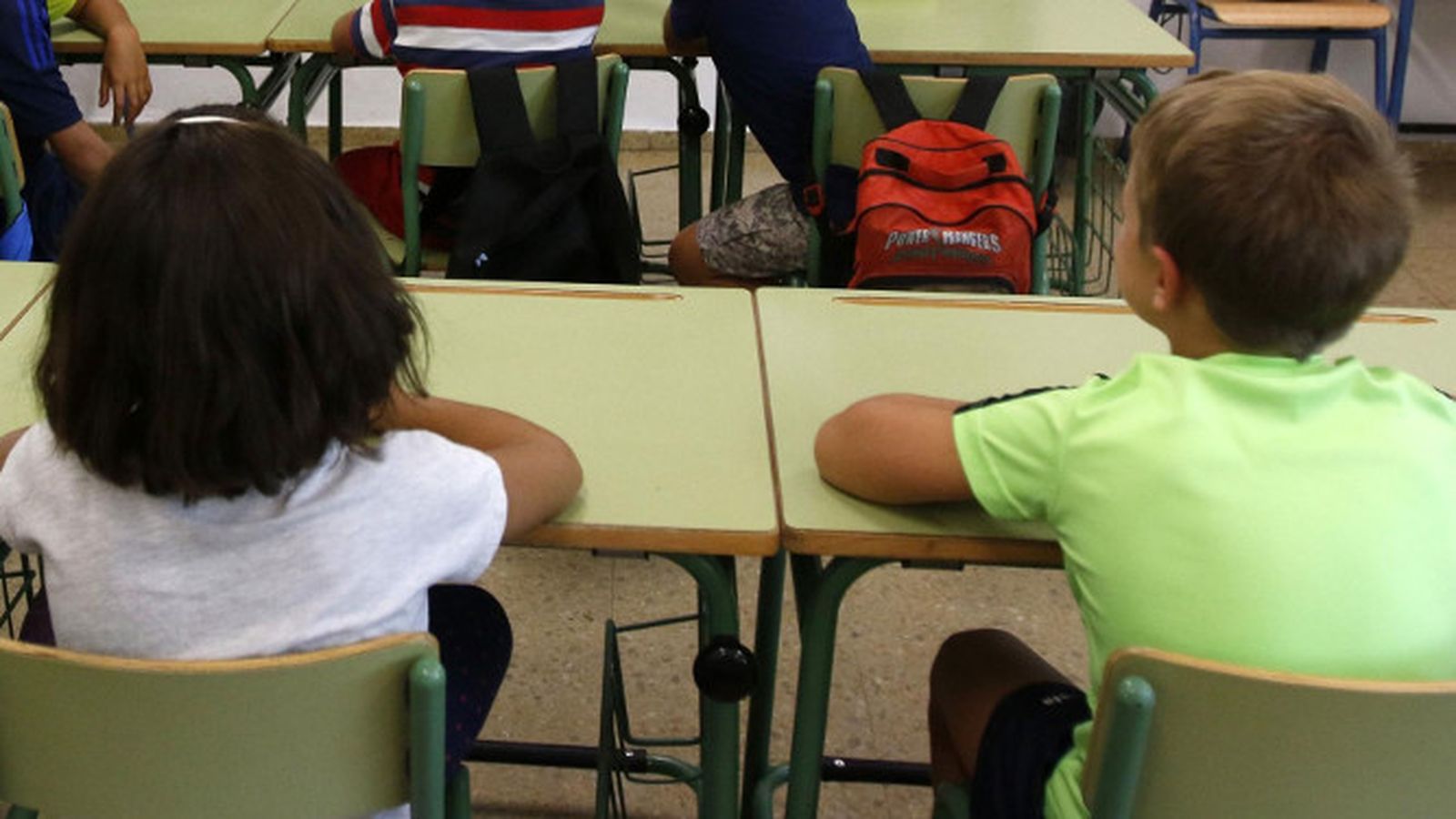 Dos alumnos de Primaria