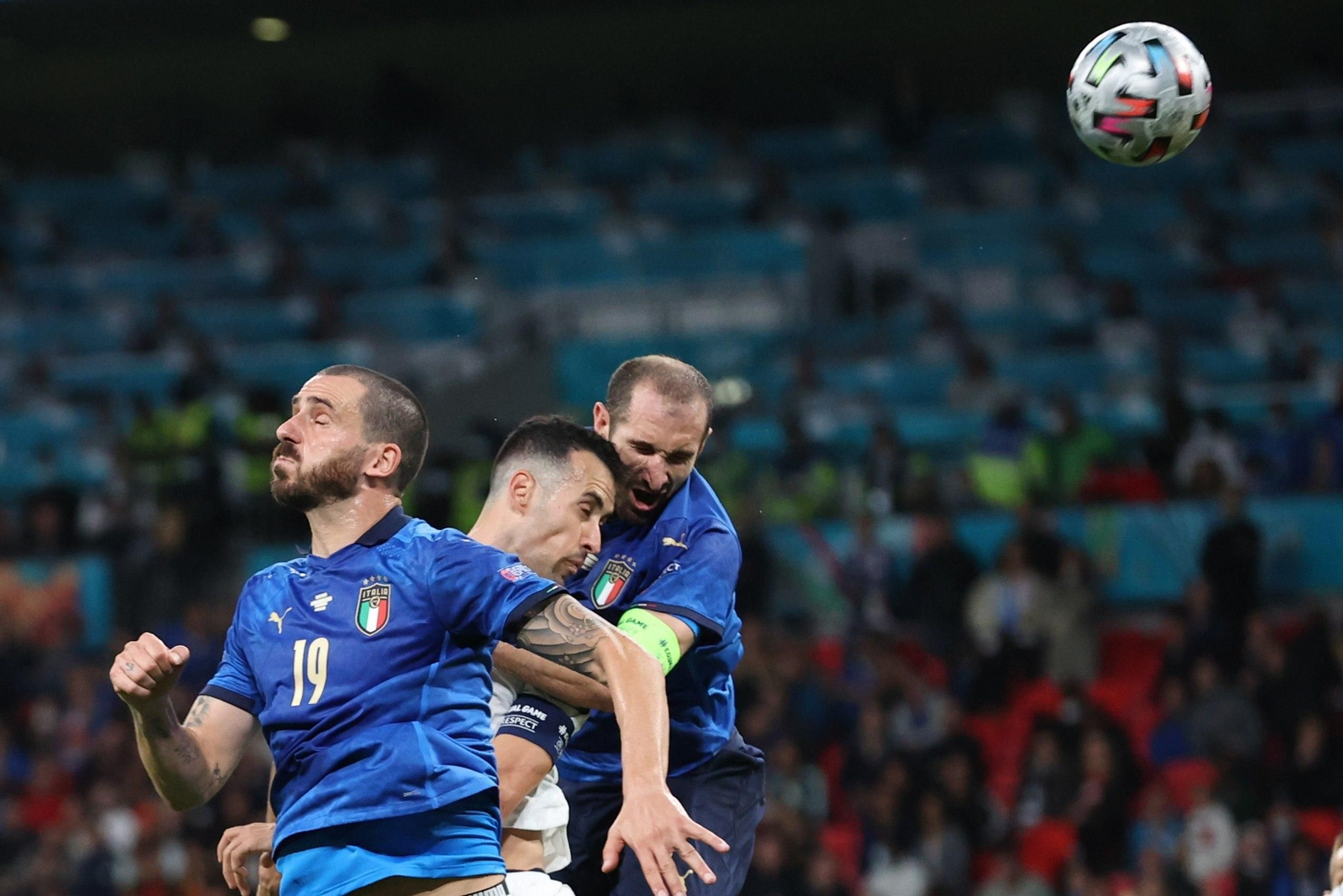 Las imágenes de la semifinal Italia-España de Eurocopa