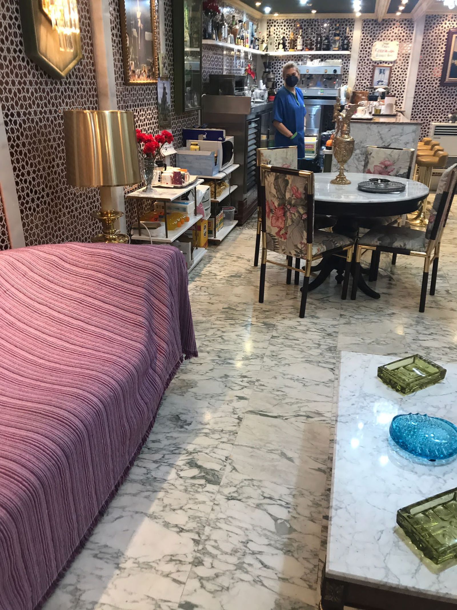 Una de las cafeterías.