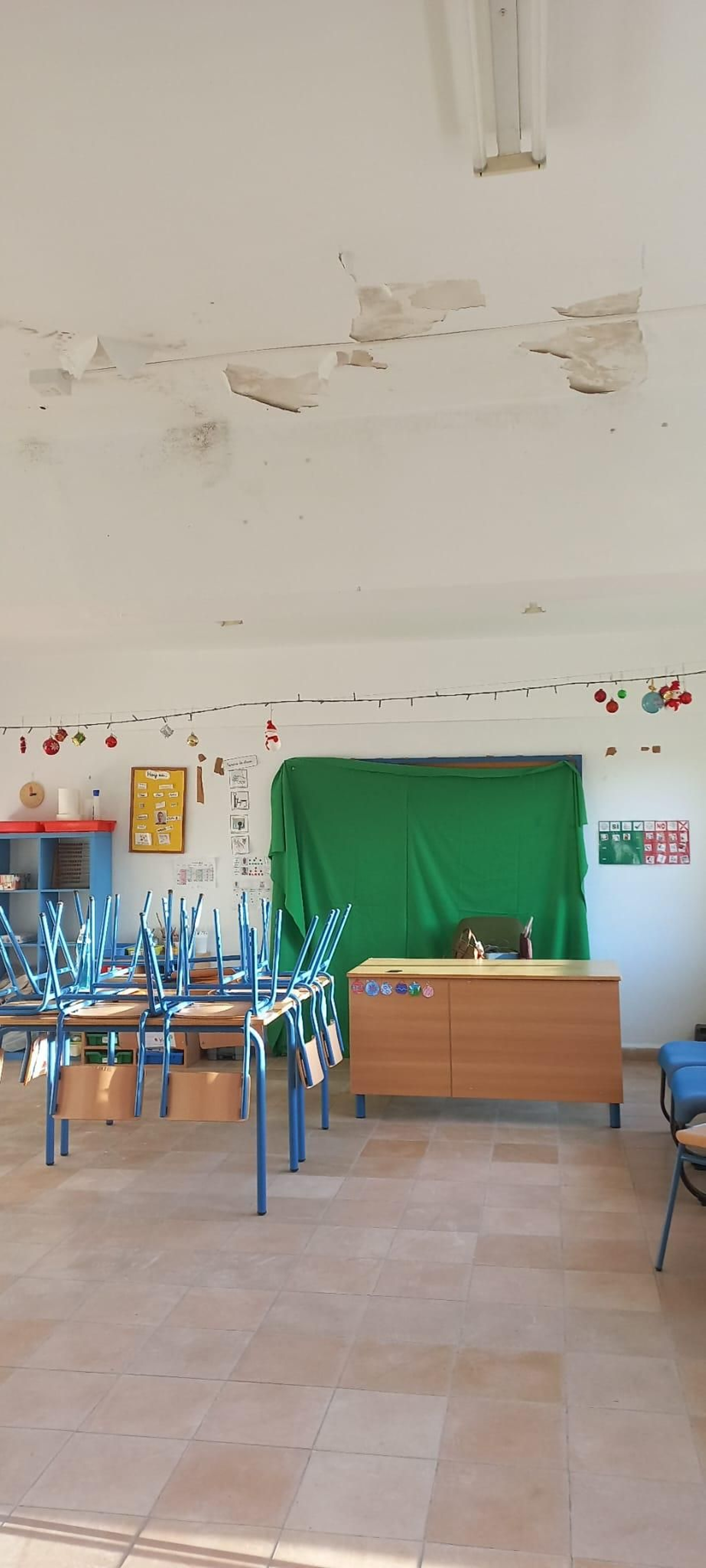 Una imagen de una de las aulas.