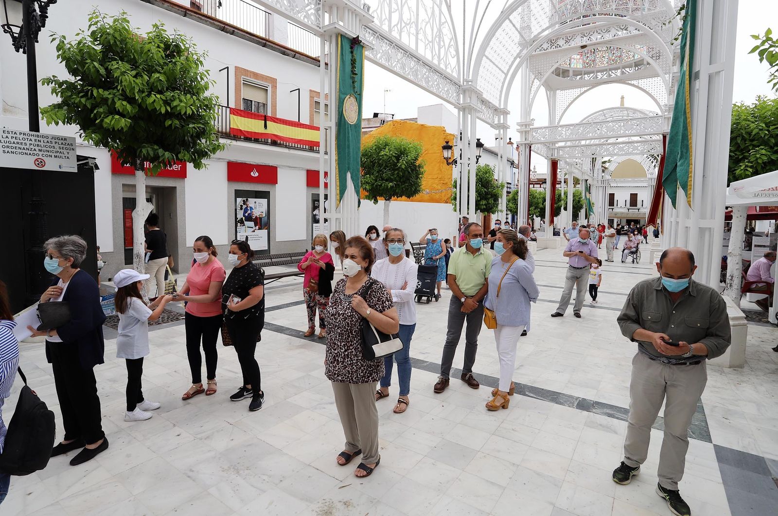 Imágenes de la Virgen del Rocío en el Lunes de Pentecostés 2020
