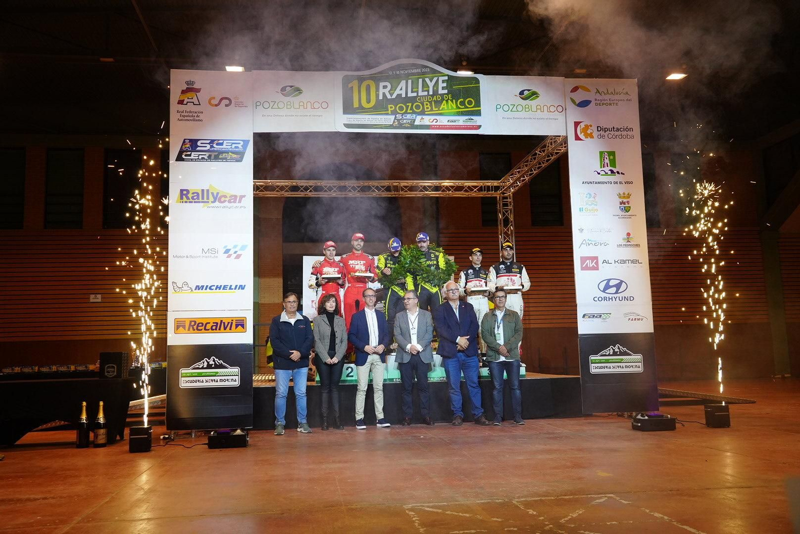 Las mejores imágenes de la entrega de premios del Rallye Ciudad de Pozoblanco
