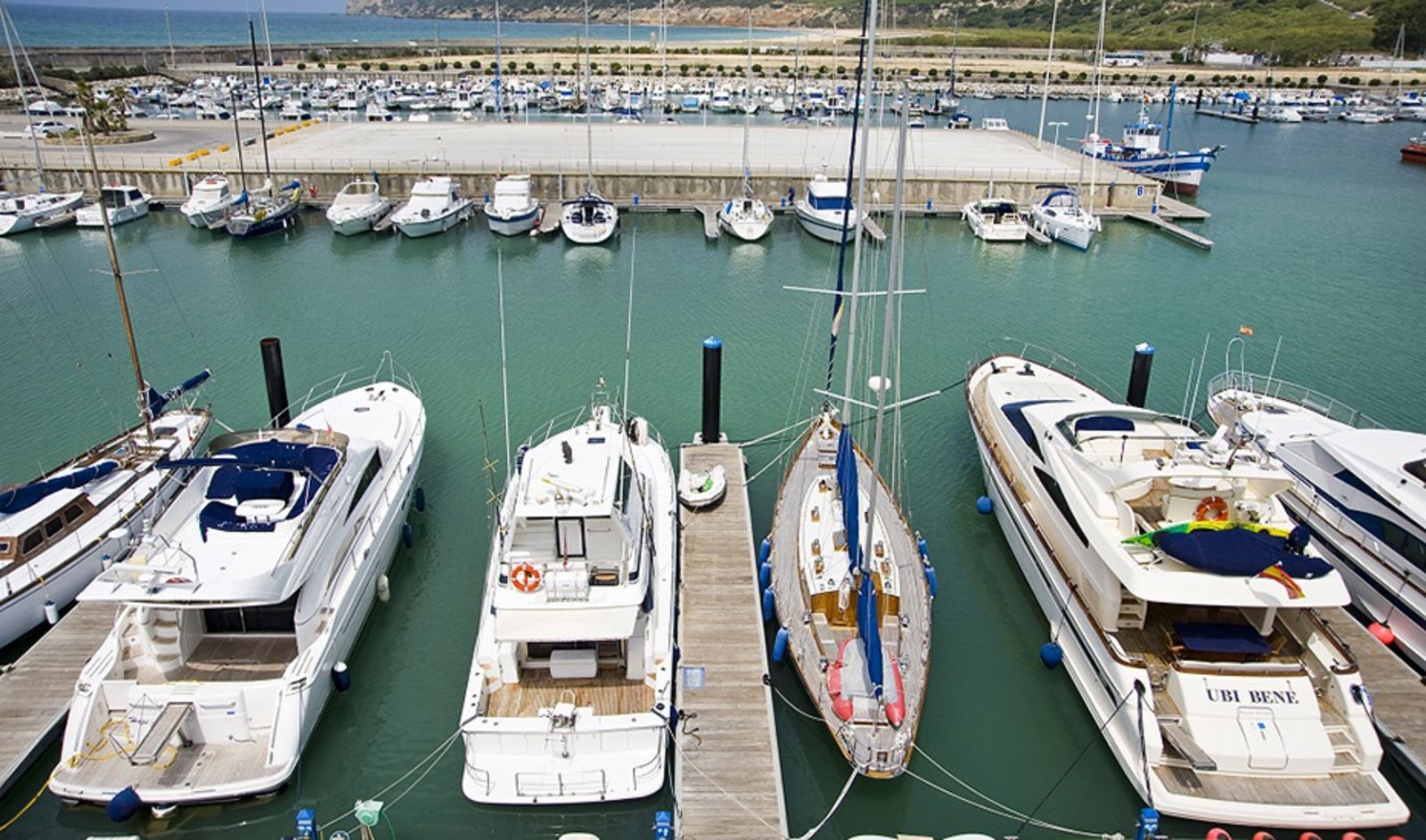 Puerto deportivo de Barbate desde el que partirá la Ruta Náutica Xacobea.