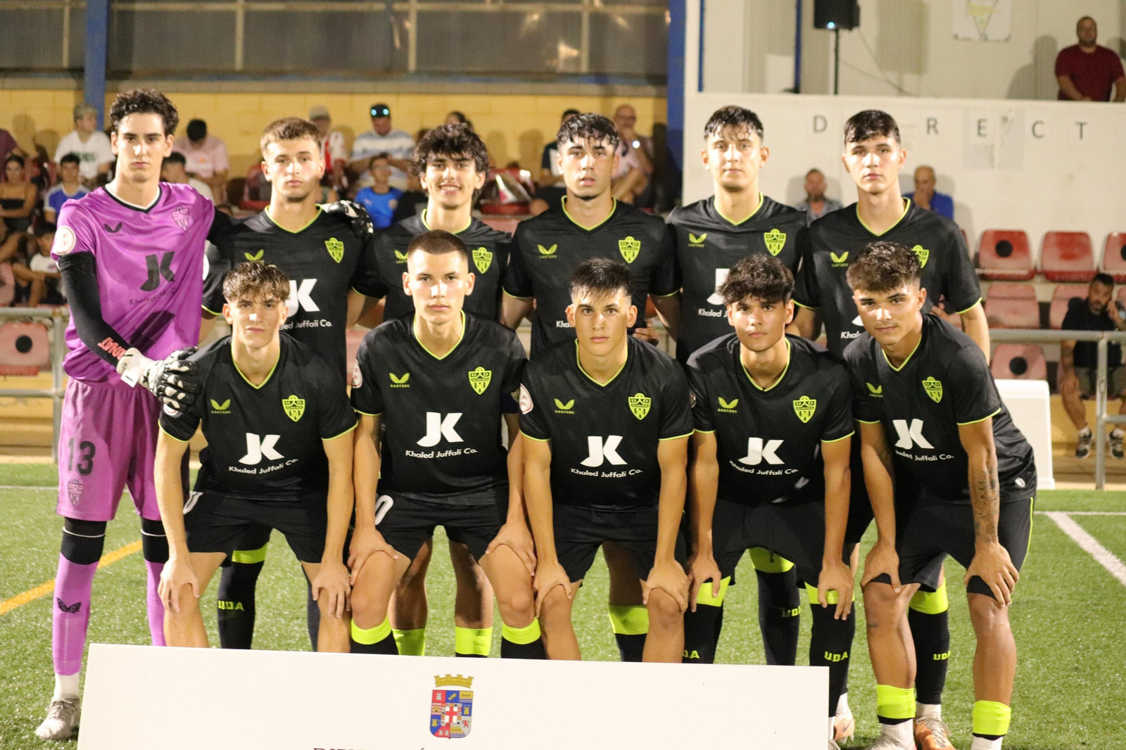 Once del Almería en la noche de este jueves