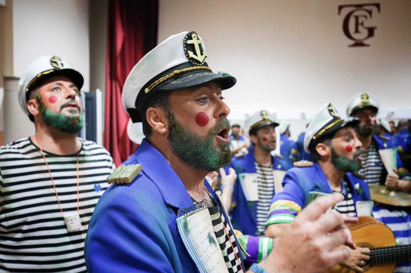 Ambiente en camerinos