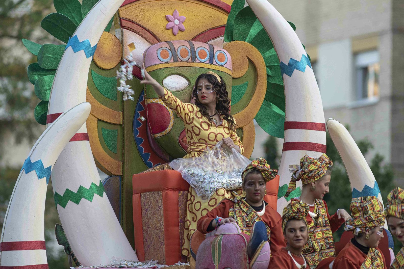 La Cabalgata de los Reyes Magos de Sevilla, en imágenes